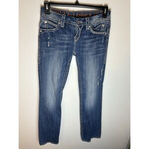 Rock Revival May Easy Boot Size‎ 27 Women's Denim Designer Blue Jeans